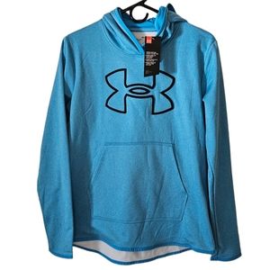 Under Armour Light Blue Loose Fit Hoodie Sweatshirt Small NWT